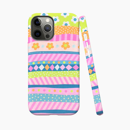 Candy Carnival Stripes Phone Case