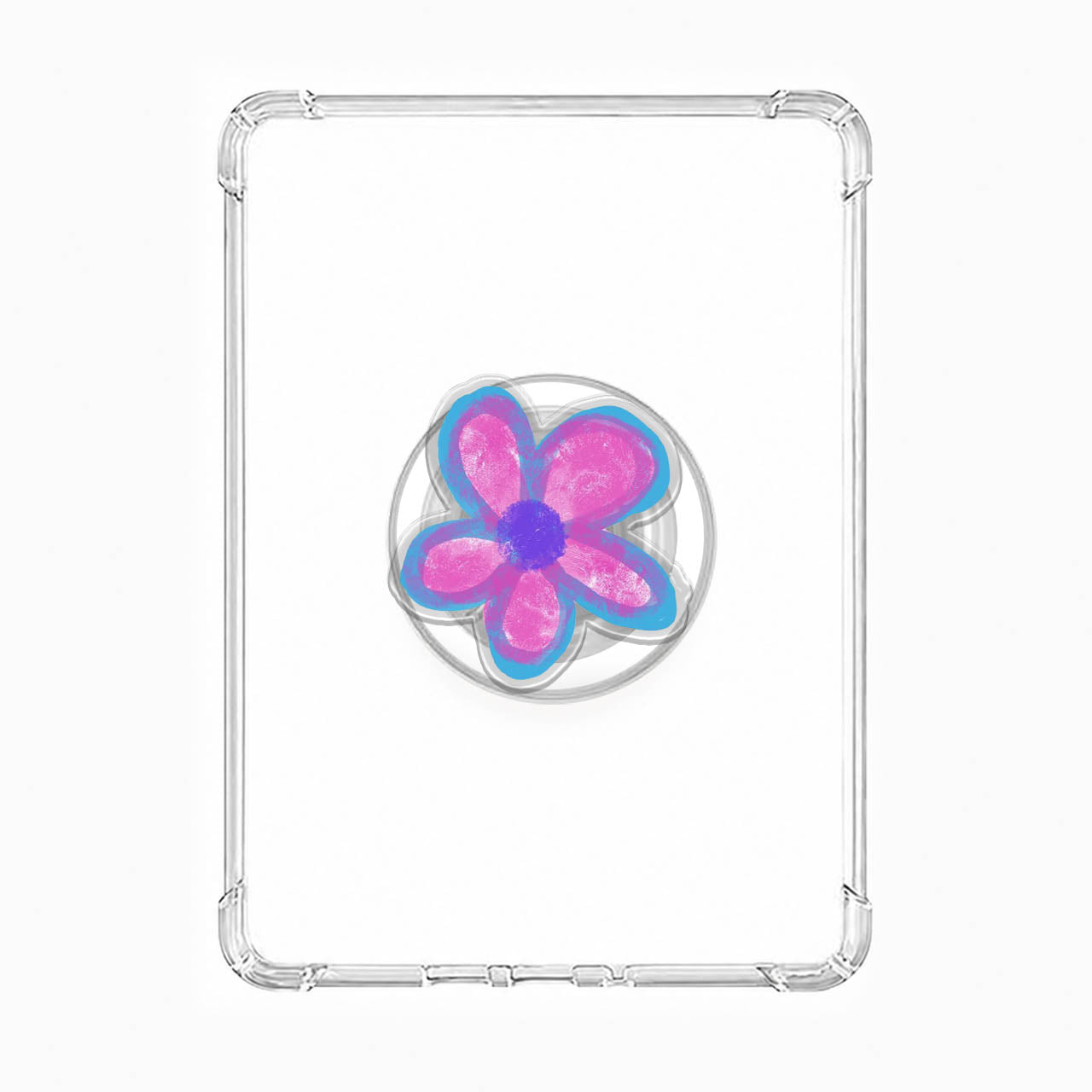 Neon Crayon Flower Magnetic Phone Grip Holder Jellypine
