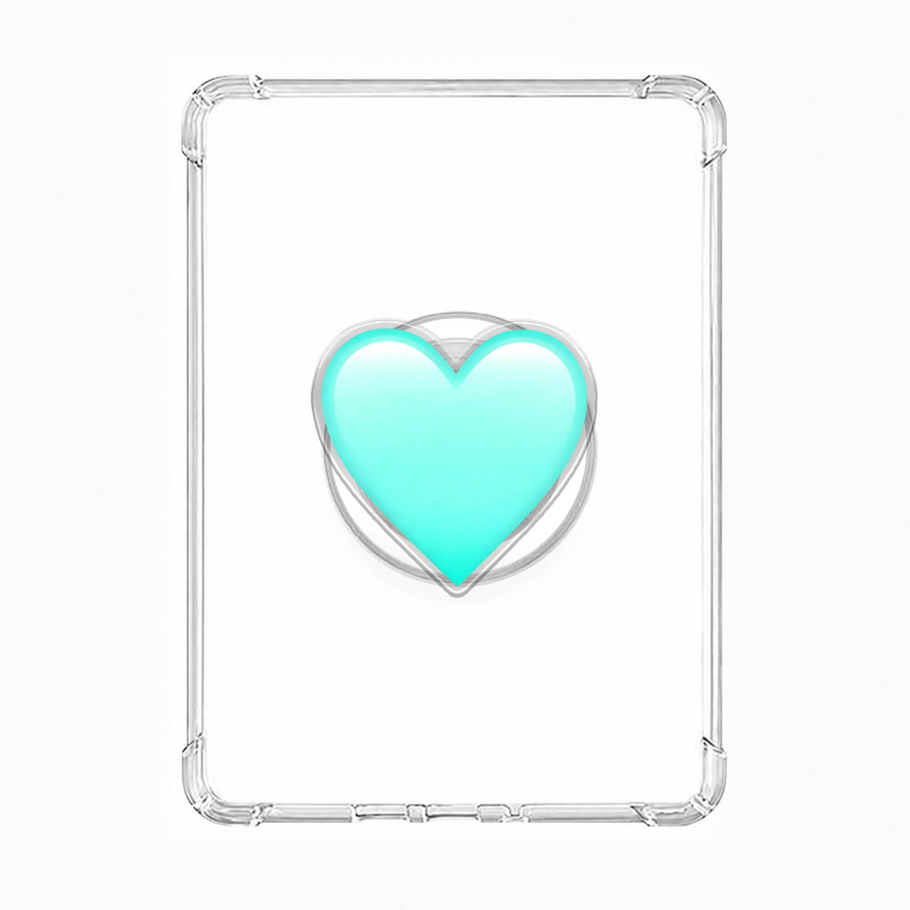 Aqua Dream Heart Magnetic Phone Grip Holder Jellypine