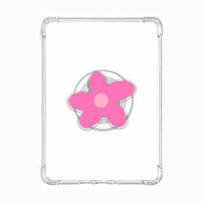 Hot Pink Flower Magnetic Phone Grip Holder Jellypine