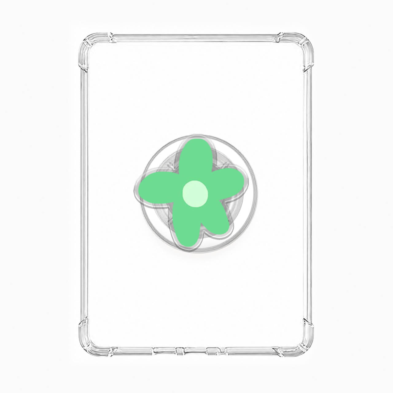 Green Flower Magnetic Phone Grip Holder Jellypine