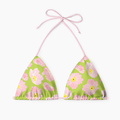 Matcha Blossom Floral Print Bikini Set