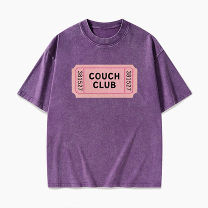 Couch Club Ticket Washed Tees