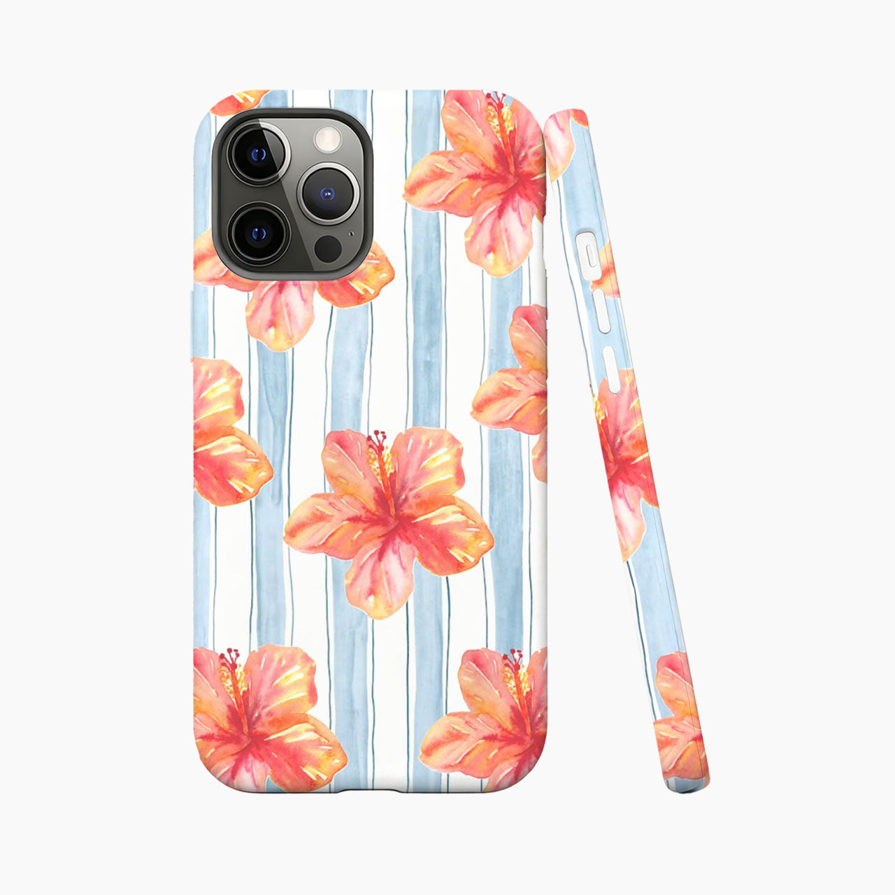 Blue Gingham Citrus Day Phone Case