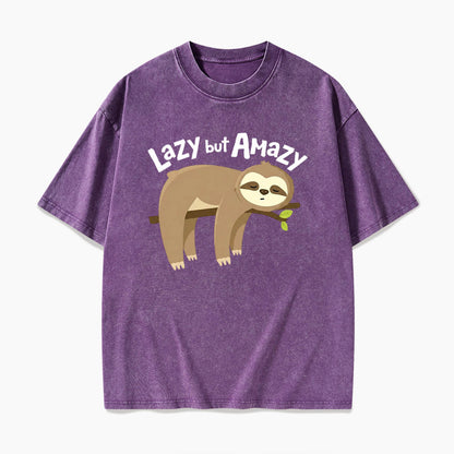Lazy but Amazy Washed Tees
