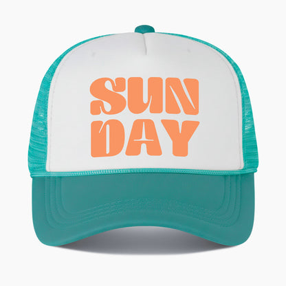 Sunday Colorblock Trucker Hat