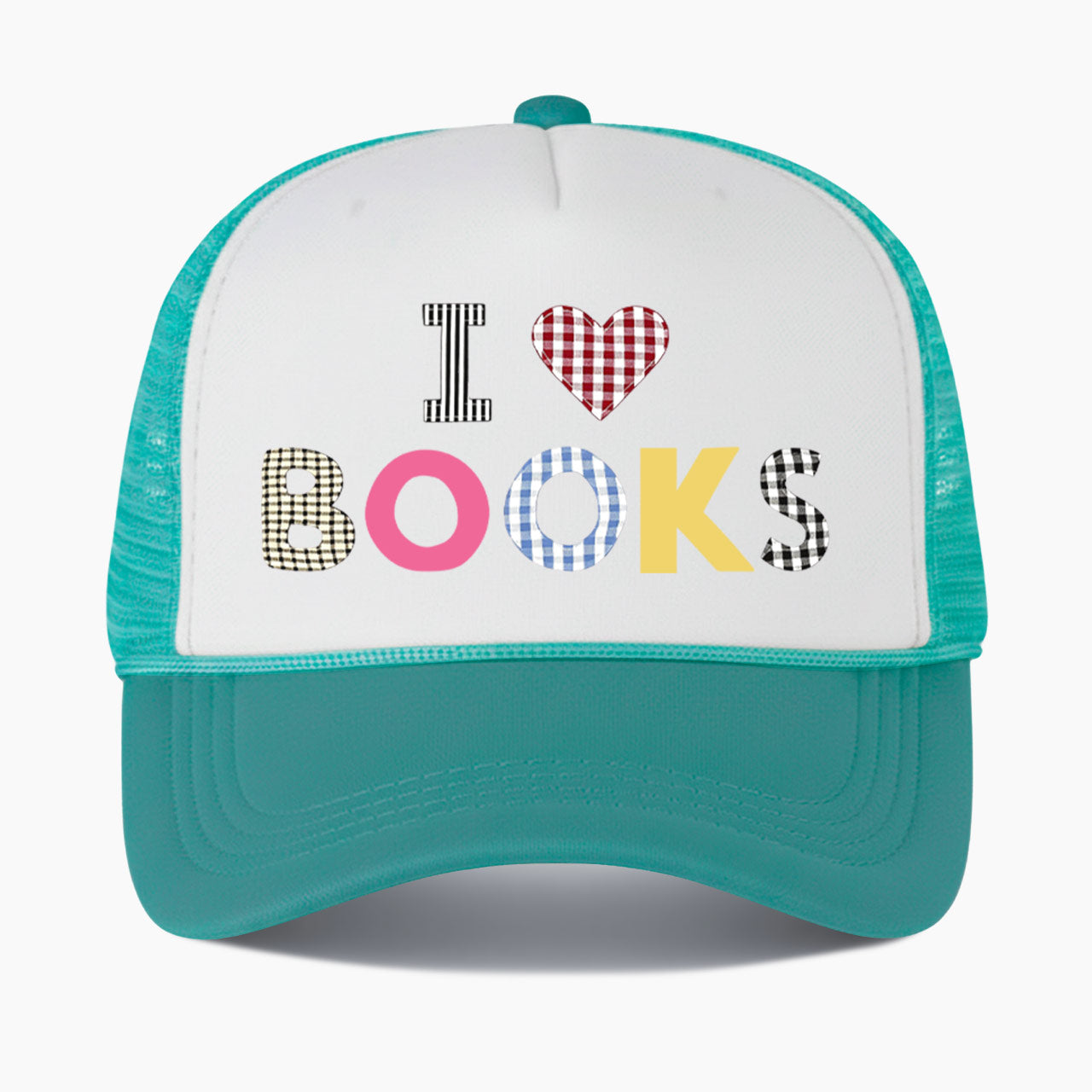 I Love Books Colorblock Trucker Hat