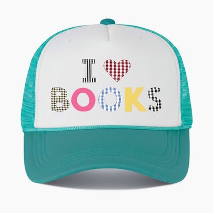I Love Books Colorblock Trucker Hat
