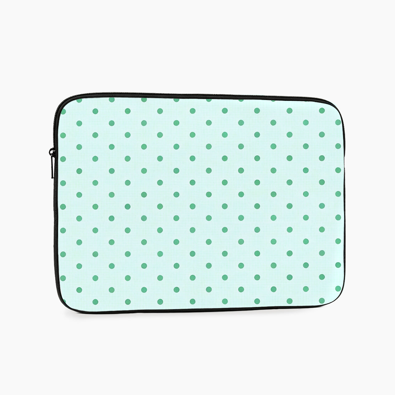 Fresh Mint Dots Laptop Sleeve