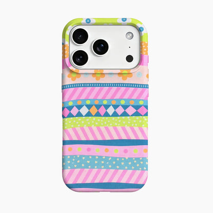 Candy Carnival Stripes Phone Case
