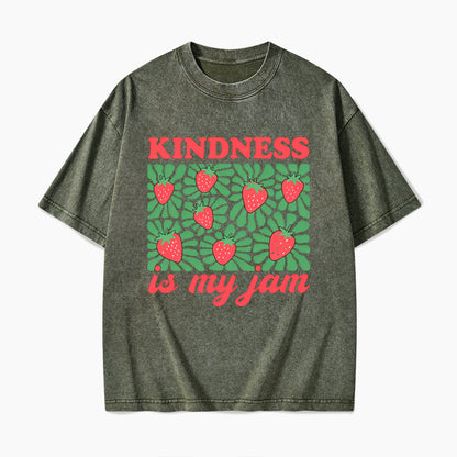 Kindness in My Jam Washed Tees