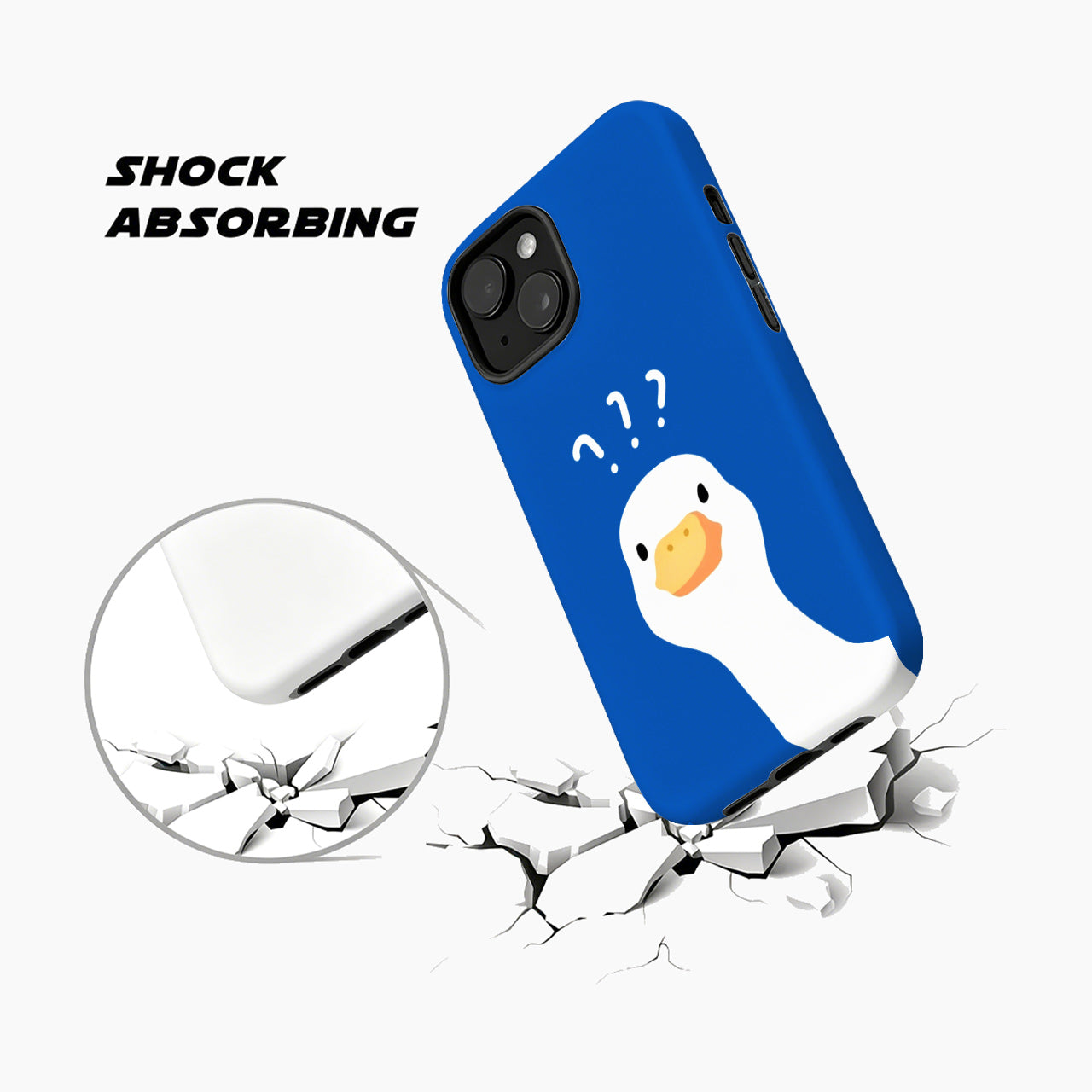 Wait What Silly Goose Phone Case