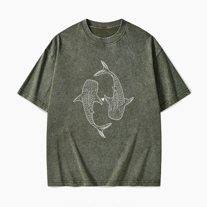 Whale Shark Washed Tees