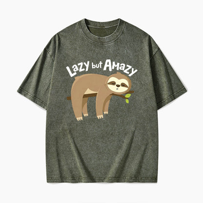Lazy but Amazy Washed Tees