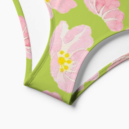 Matcha Blossom Floral Print Bikini Set