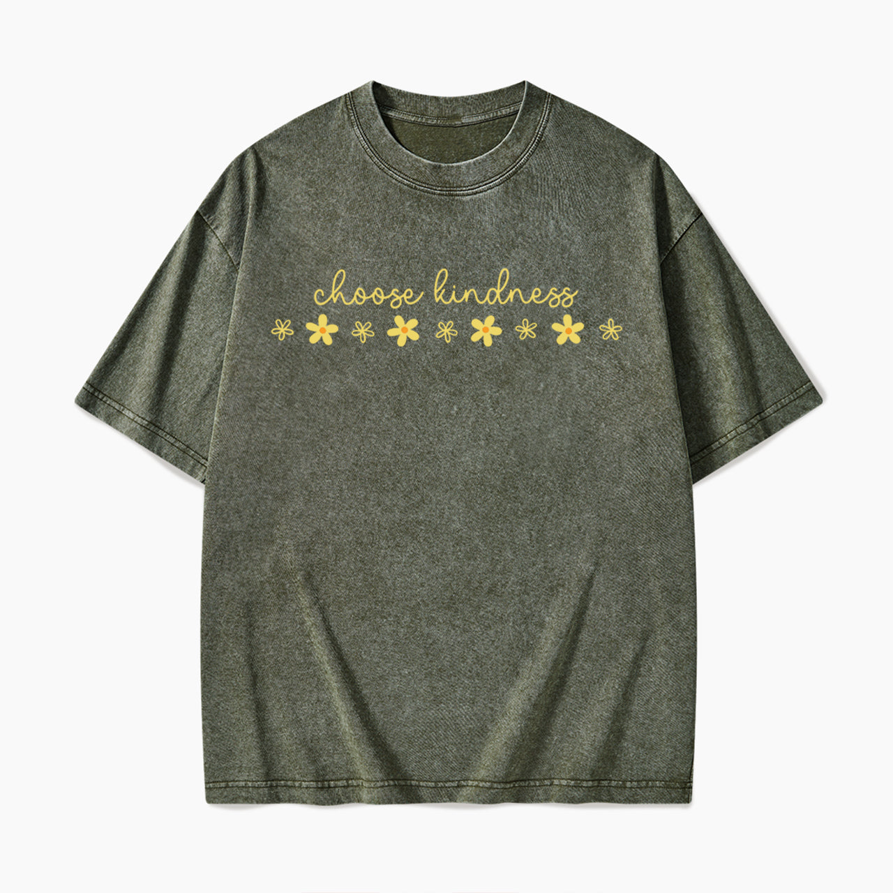 Choose Kindness Motivational Washed Tees