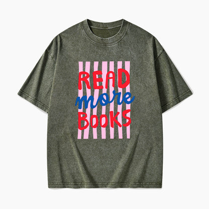 Read More Books Washed Tees