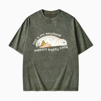 This is my Emotional Support Traffic Cone Washed Tees