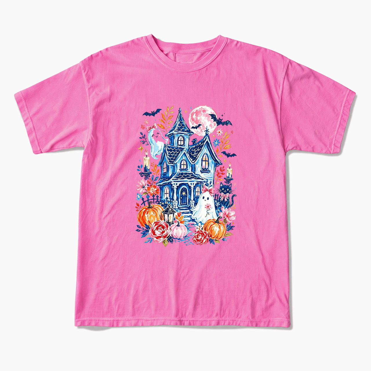 Haunted House Halloween T Shirts