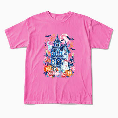 Haunted House Halloween T Shirts