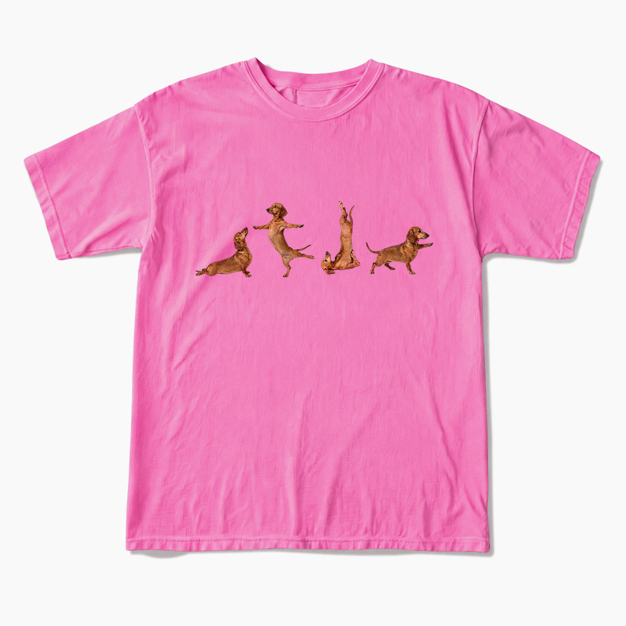 Yoga Dachshunds T Shirts