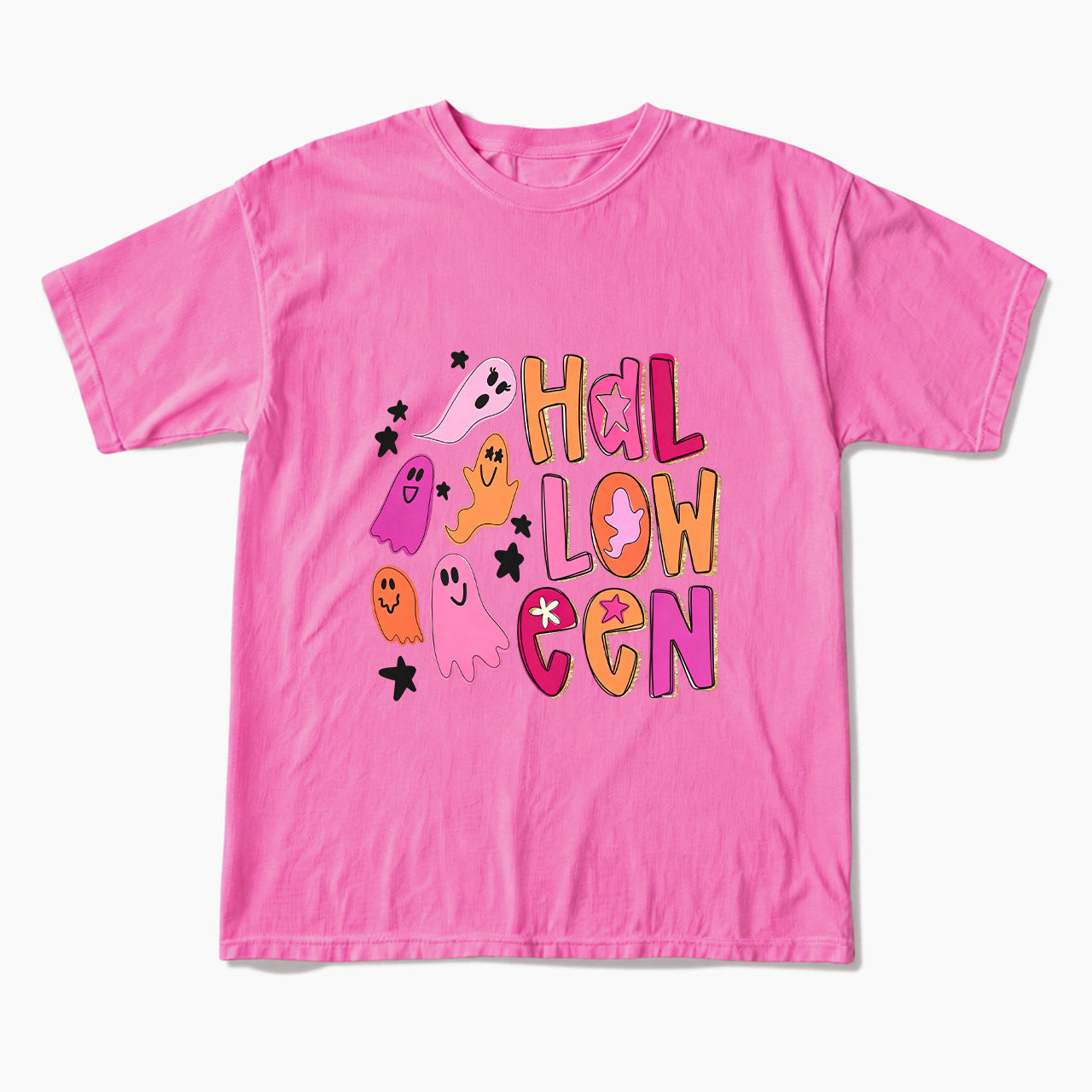 Ghost Doodle Halloween T Shirts