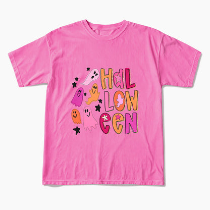 Ghost Doodle Halloween T Shirts