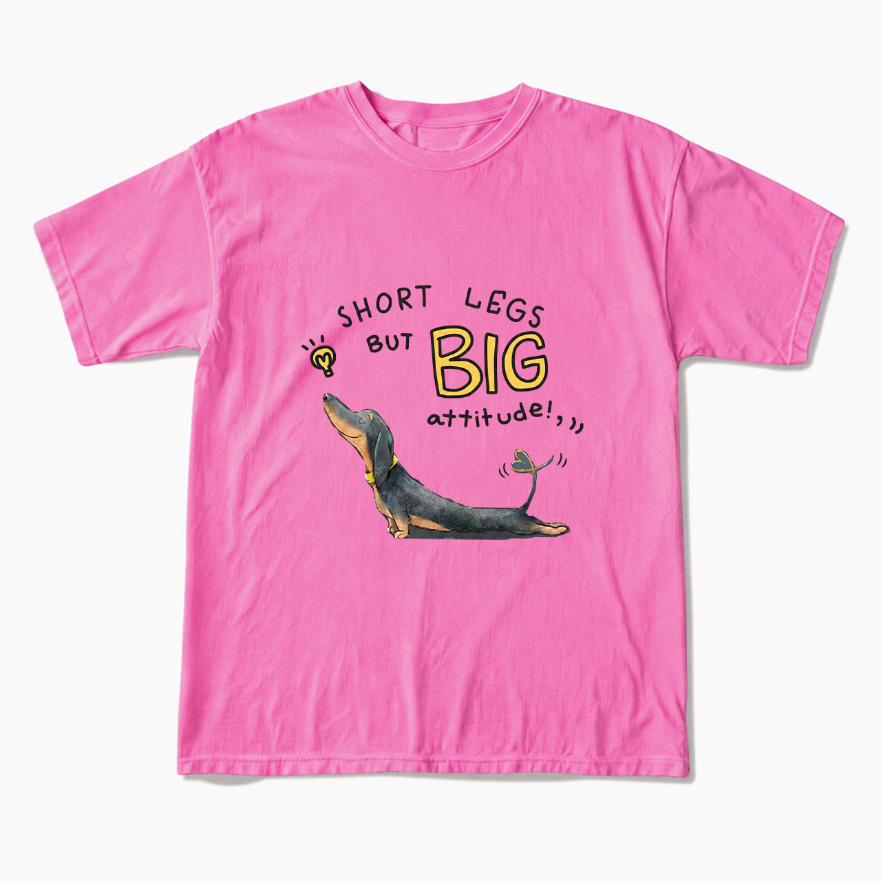 Short Legs But Big Attitude Wiener Dog T Shirts