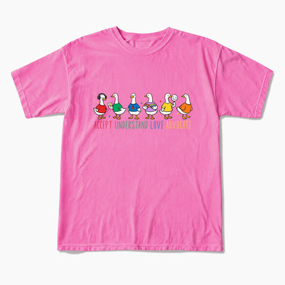 Accept Understand Love Advocate Goose T Shirts