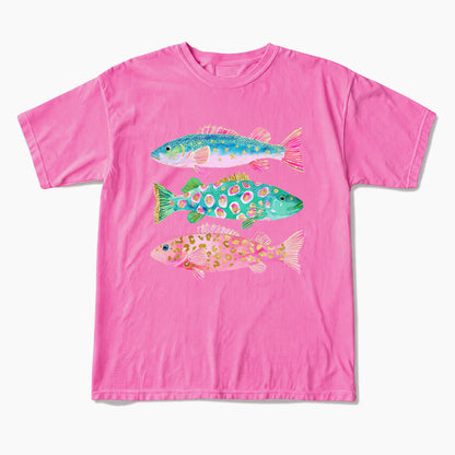 Colorful Fish T Shirts