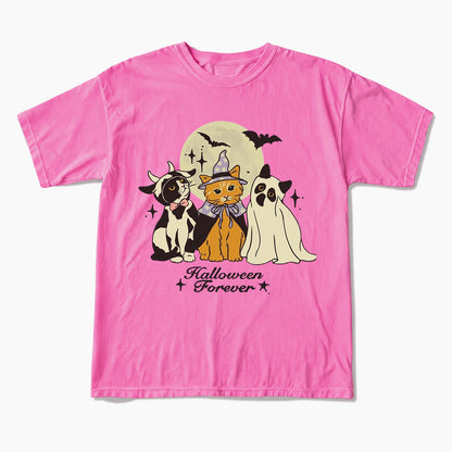Cute Cats Costume Pumpkin Halloween T Shirts