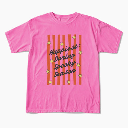 Happiest During Spooky Season T Shirts