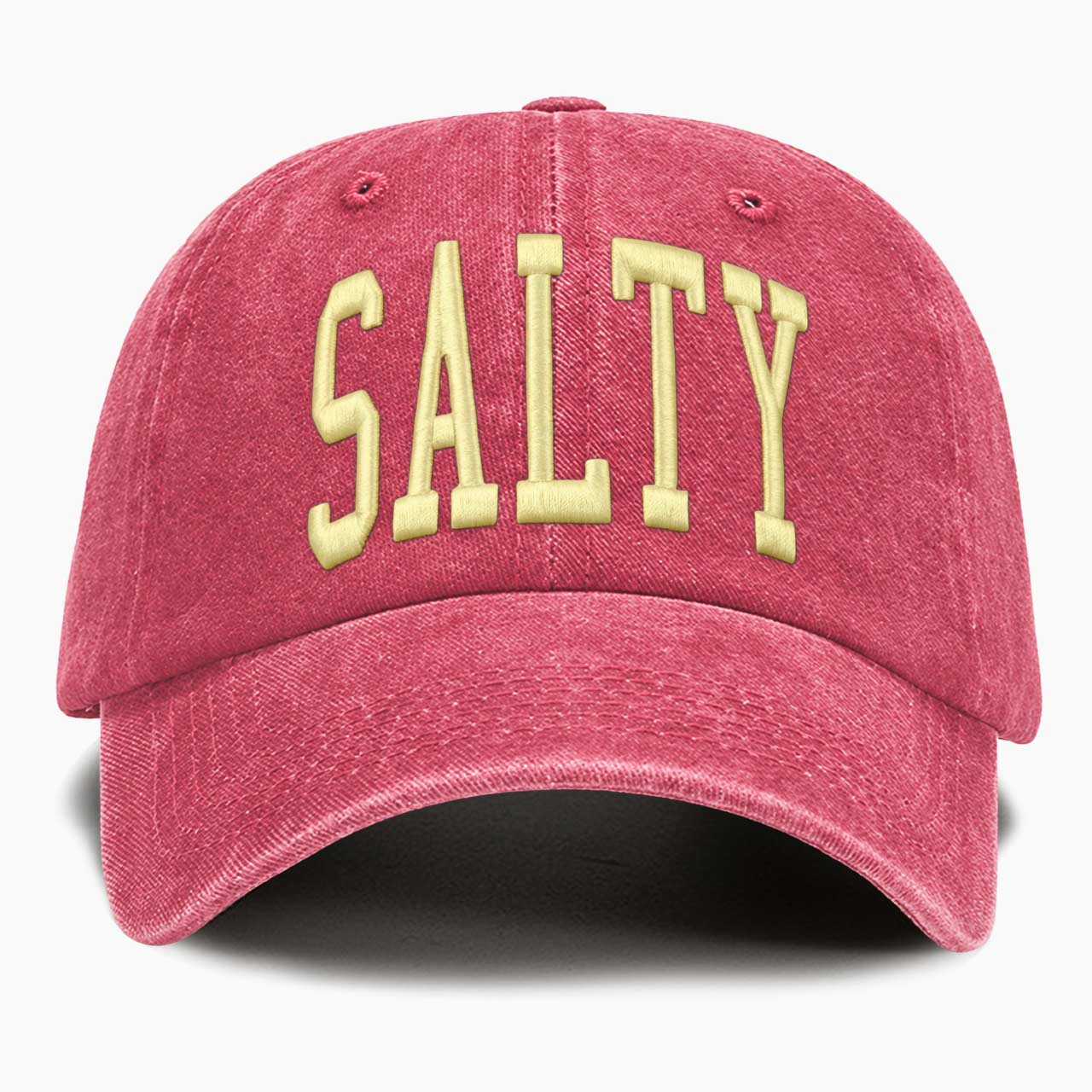 Embroidered Salty Washed Baseball Cap