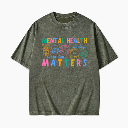 Mental Health Matters Washed Tees