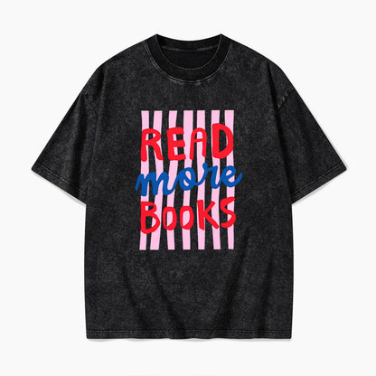 Read More Books Washed Tees