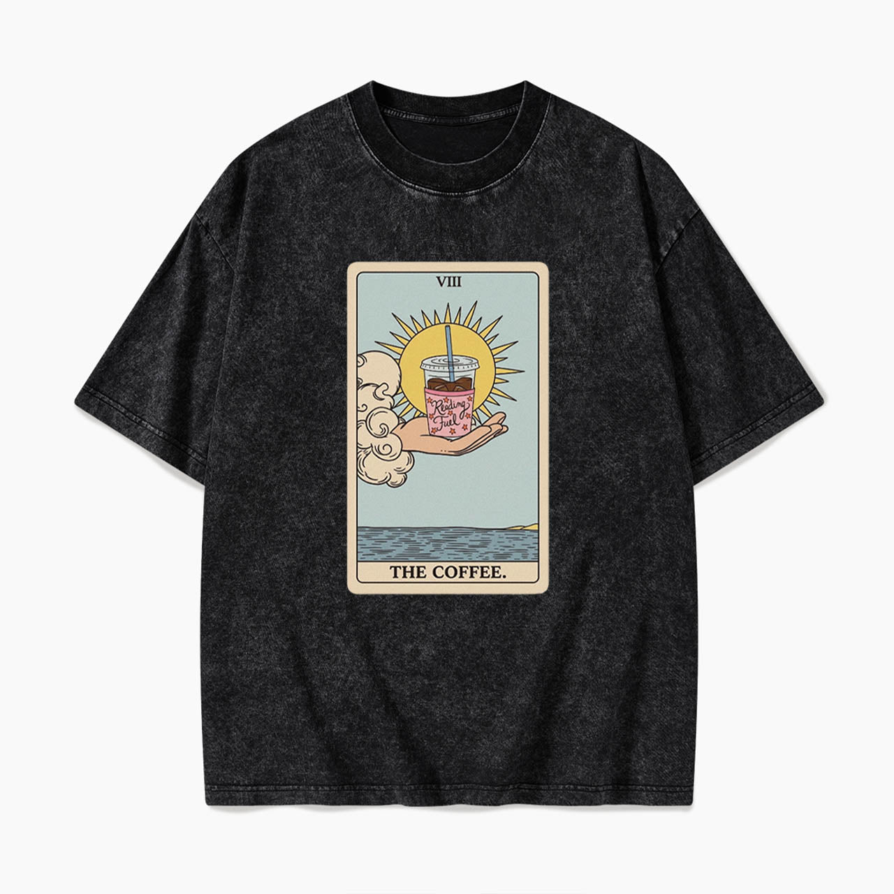 The COFFEE Tarot Card Washed Tees