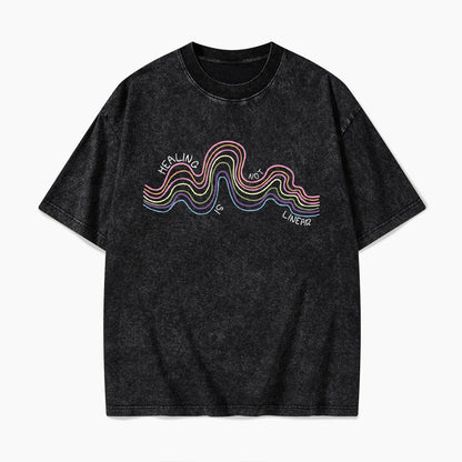 Healing Is Not Linear Washed Tees