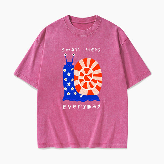 Small Steps Washed Tees