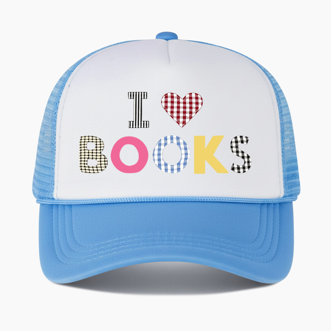I Love Books Colorblock Trucker Hat