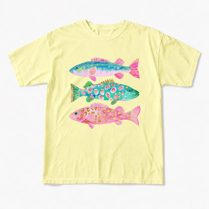Colorful Fish T Shirts