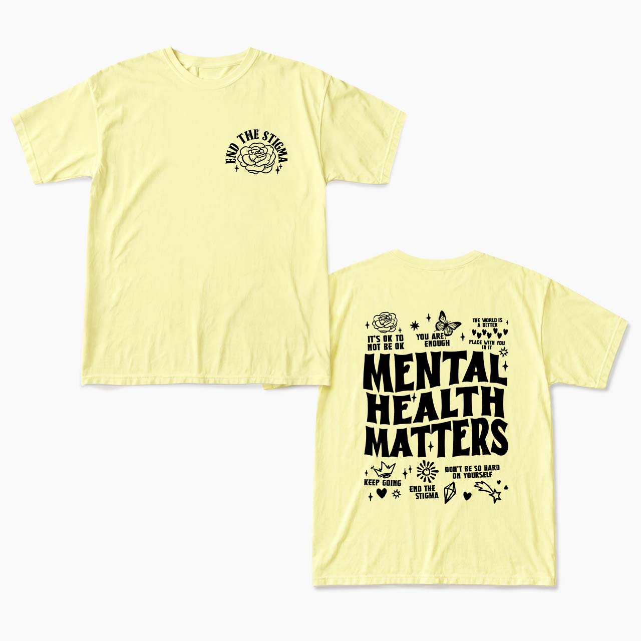 Mental Health Matters Two Sides T Shirts
