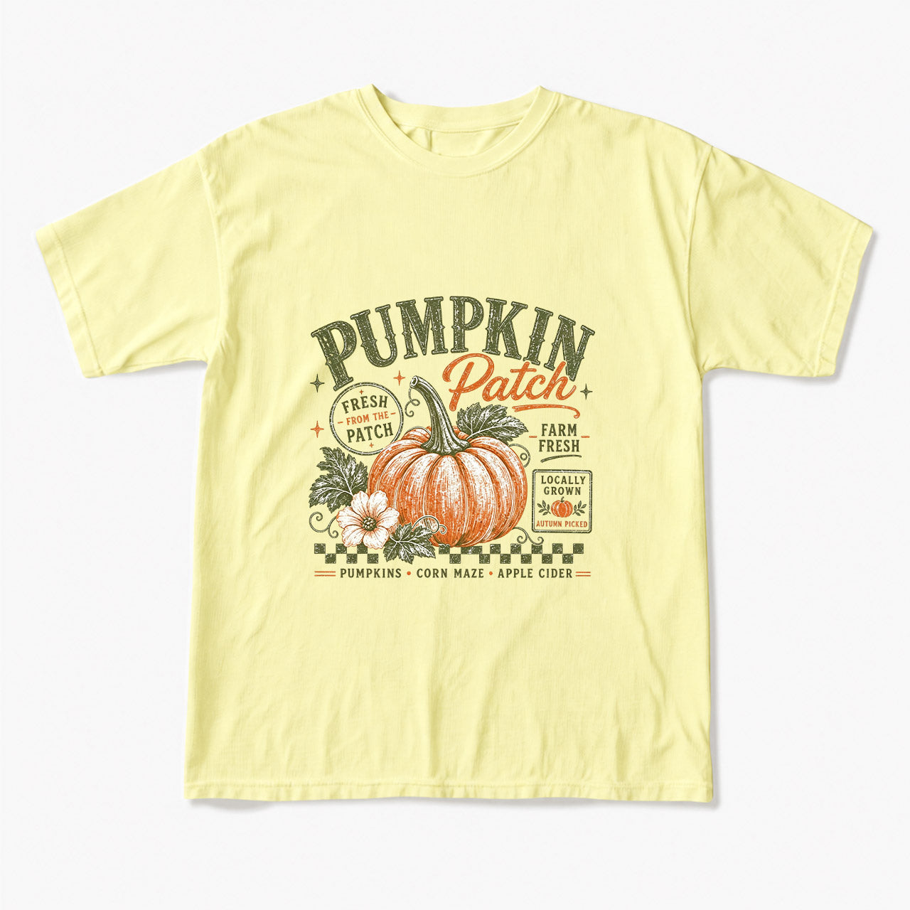 Retro Pumpkin Patch Halloween T Shirts