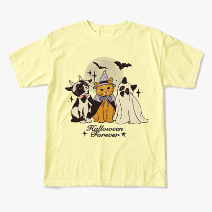 Cute Cats Costume Pumpkin Halloween T Shirts