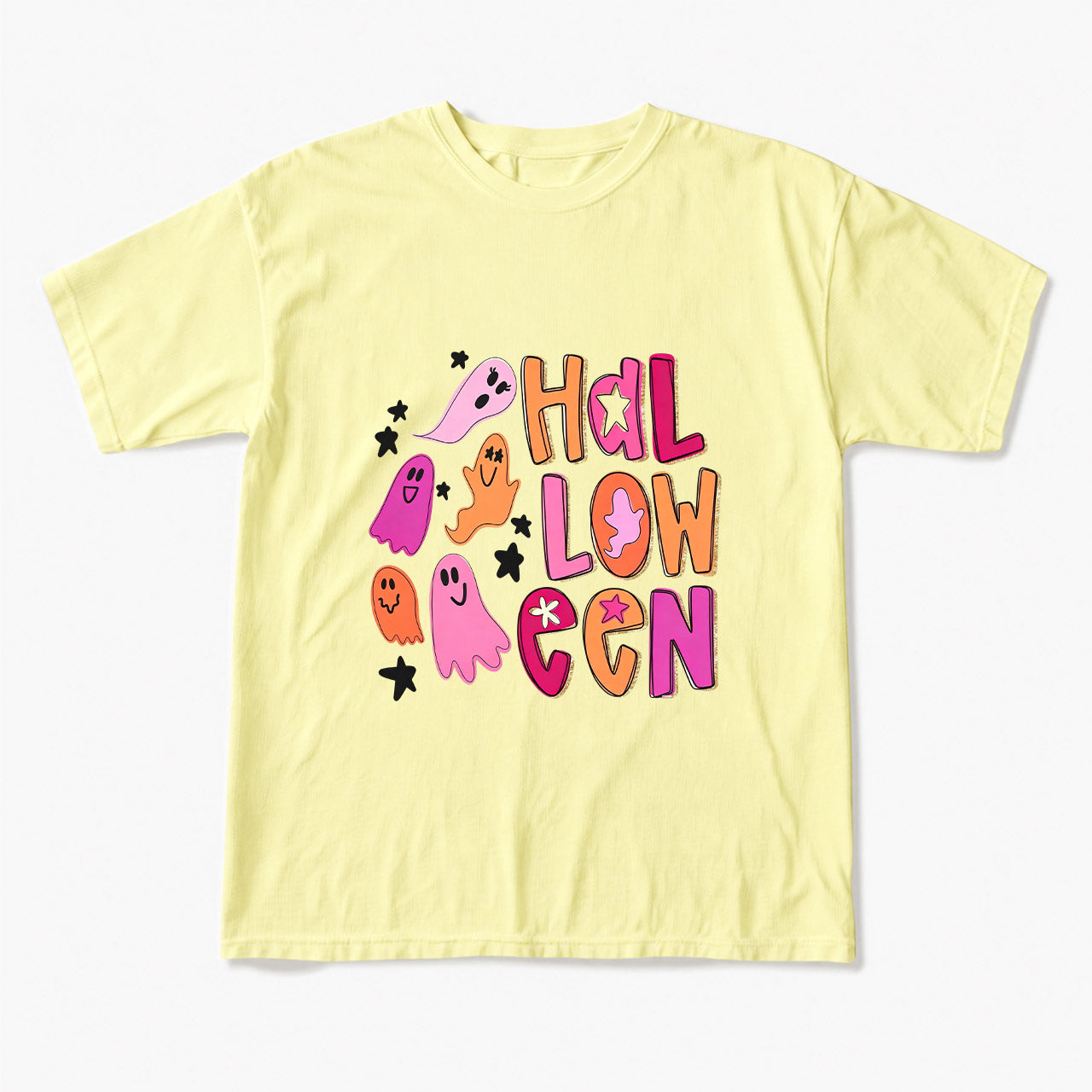 Ghost Doodle Halloween T Shirts
