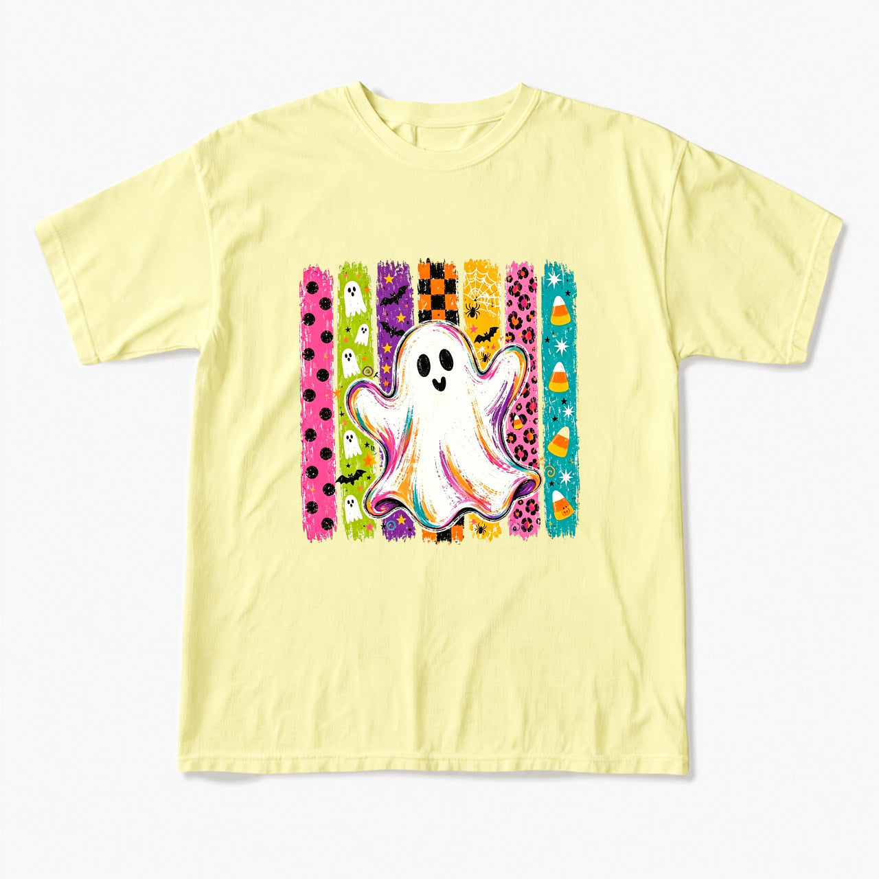 Rainbow Ghost Halloween T Shirts