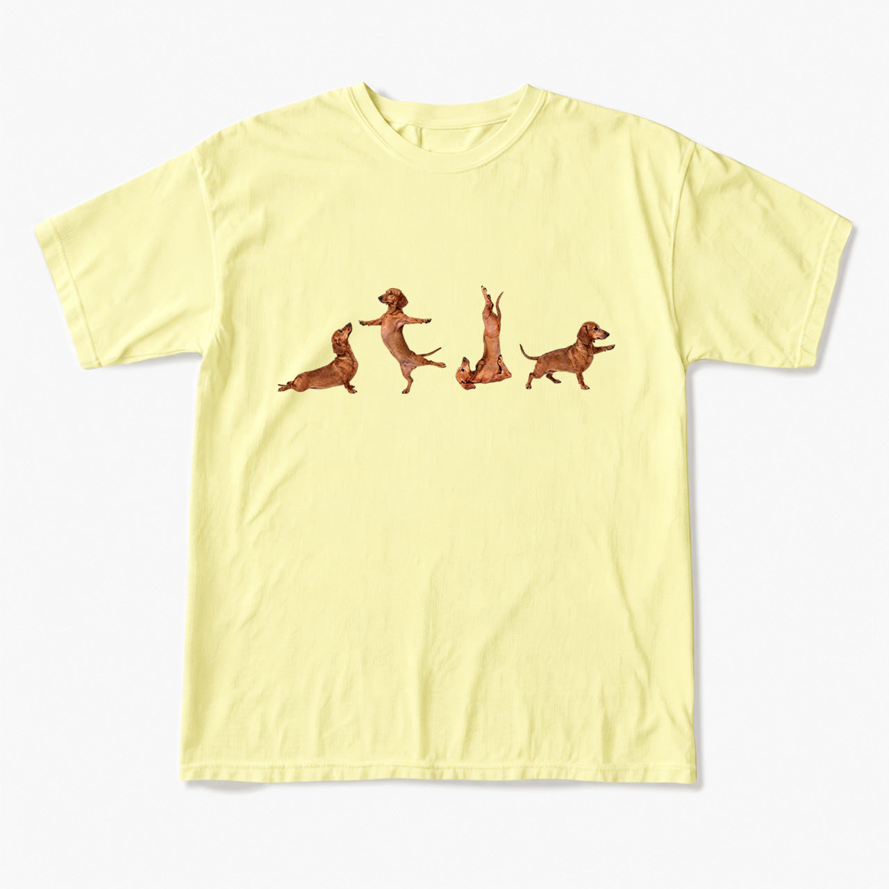 Yoga Dachshunds T Shirts