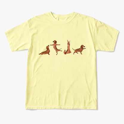 Yoga Dachshunds T Shirts