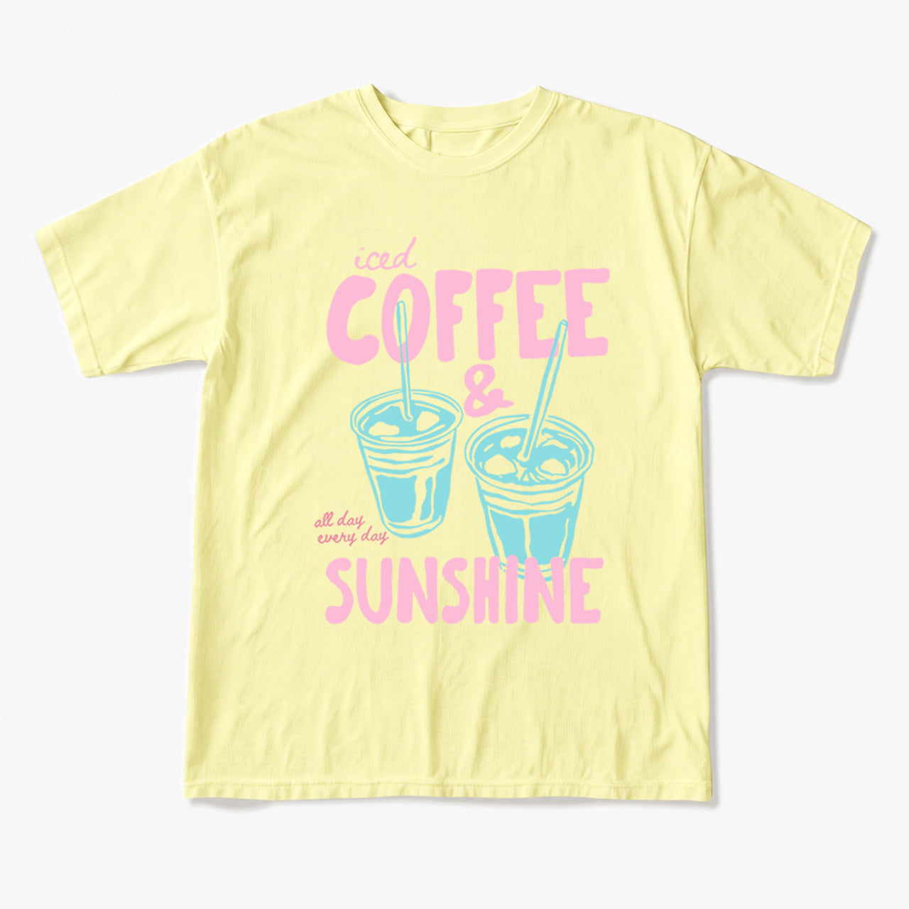Iced Coffee and Sunshine T Shirts