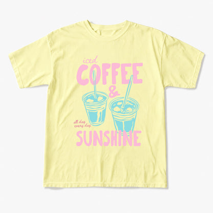 Iced Coffee and Sunshine T Shirts