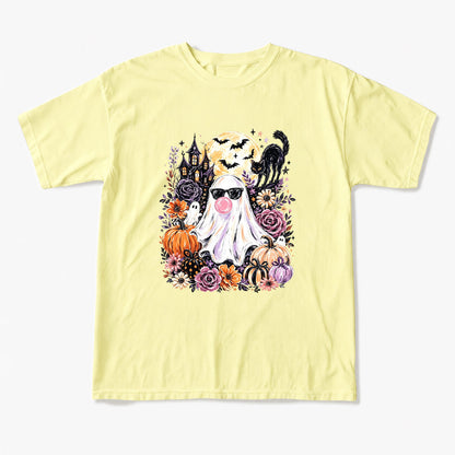 Ghost Blowing Bubble Gum Halloween T Shirts